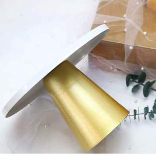 西式 北金色甜品台 婚庆in创意摆件道具甜品店蛋糕托盘展示台