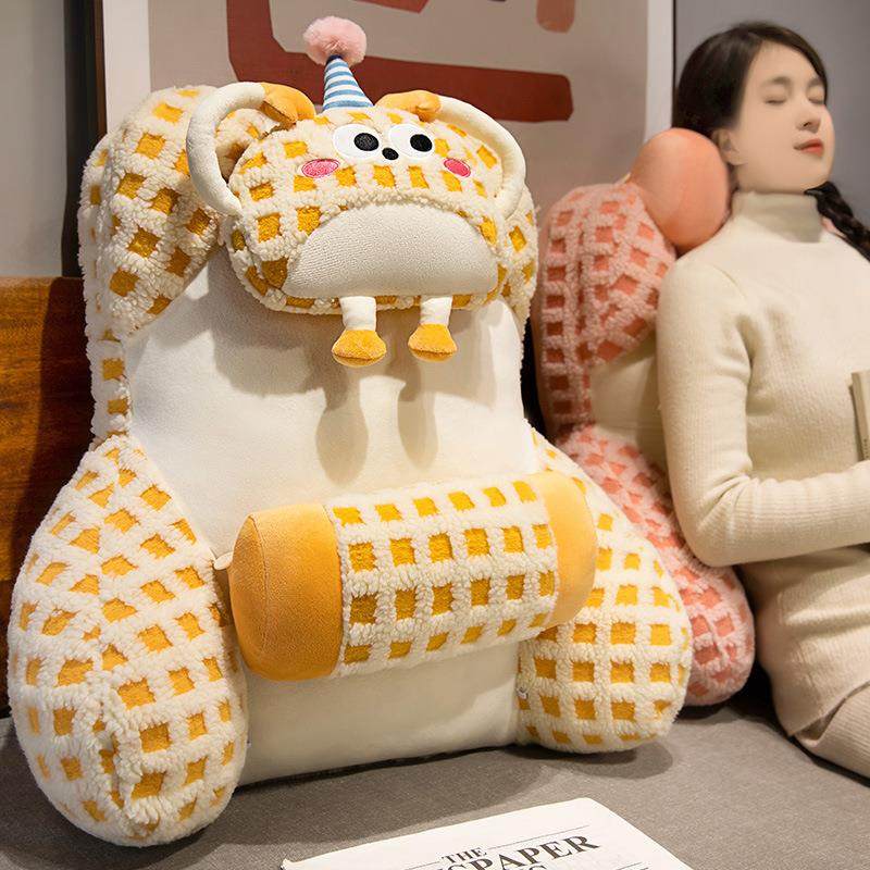 可爱床头软包大靠背沙发靠垫学生宿舍枕头床上看书护腰垫靠枕抱枕,居家布艺,抱枕被,淘宝优惠券,粉丝福利购,淘宝优惠卷