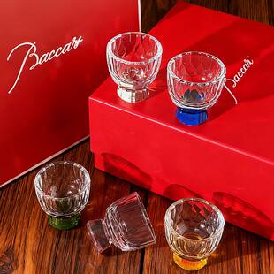 K9水晶玻璃杯彩色小茶杯主人杯客杯功夫品茗杯品酒杯茶具璀璨礼赠