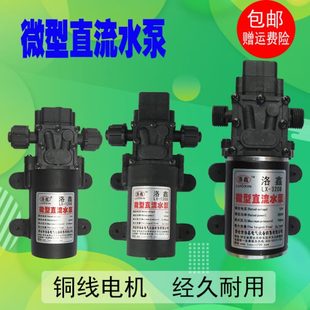洛鑫直膜吸水泵喷雾器泵抽水泵流电动浇花小水泵隔加压自微型增压