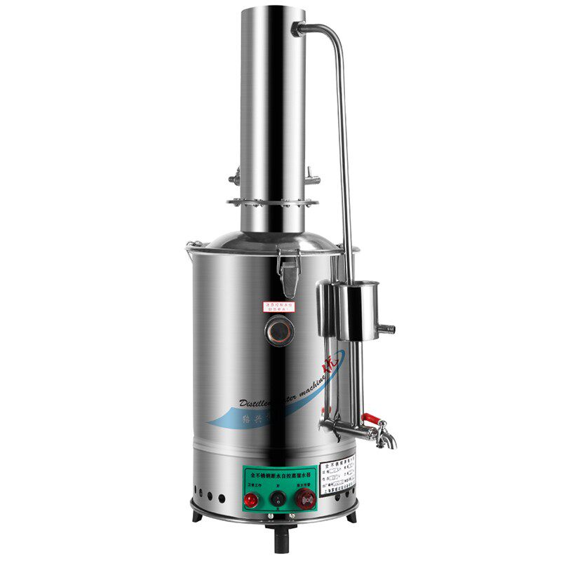 不锈钢电热蒸馏水器 3 5 10 20L实I验室蒸馏水机制水器发生器设备