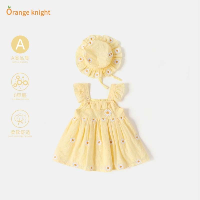 婴儿背心夏季新生女宝宝无袖连衣裙可爱超萌碎花公主裙洋气时髦薄,童装/婴儿装/亲子装,连衣裙,淘宝优惠券,粉丝福利购,淘宝优惠卷