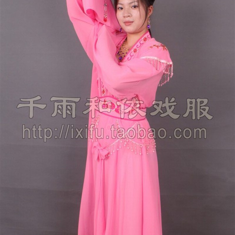 古装戏服花旦服装小旦小姐衣服戏曲服装越剧黄梅戏258深粉红