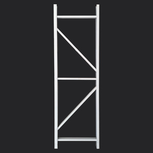 沙里金白蓝色g黑色仓储货架轻型货架中型货架立柱站片置物架立柱