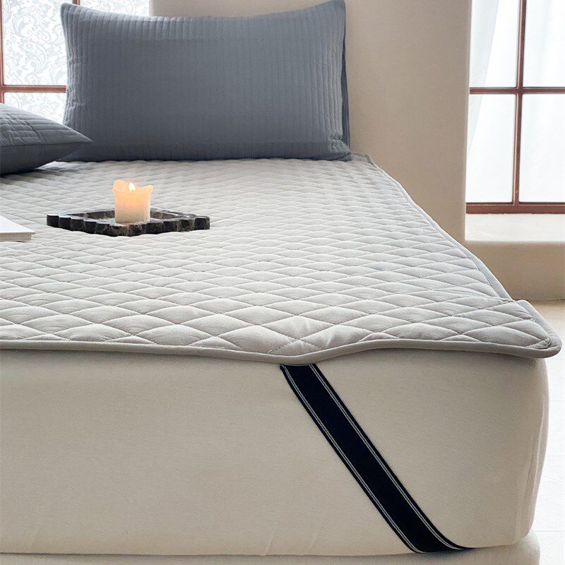 简约日式四季保暖床笠床垫保护套全棉1.5m1.O8米梦思双面软薄床垫