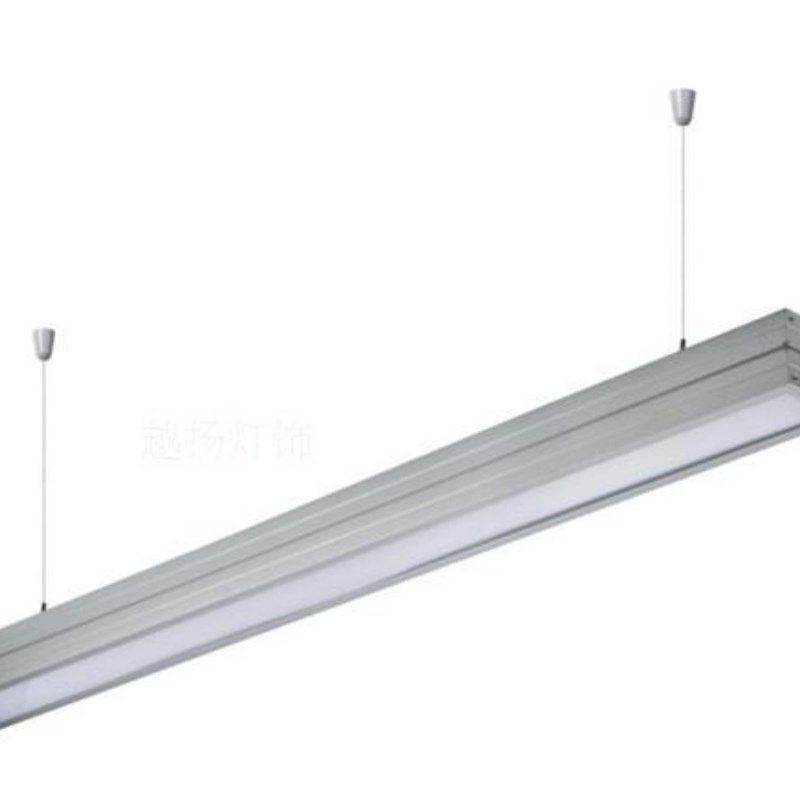 调光办公长条灯led日光灯盘带罩t8t5格栅灯面板灯银色平板防尘灯