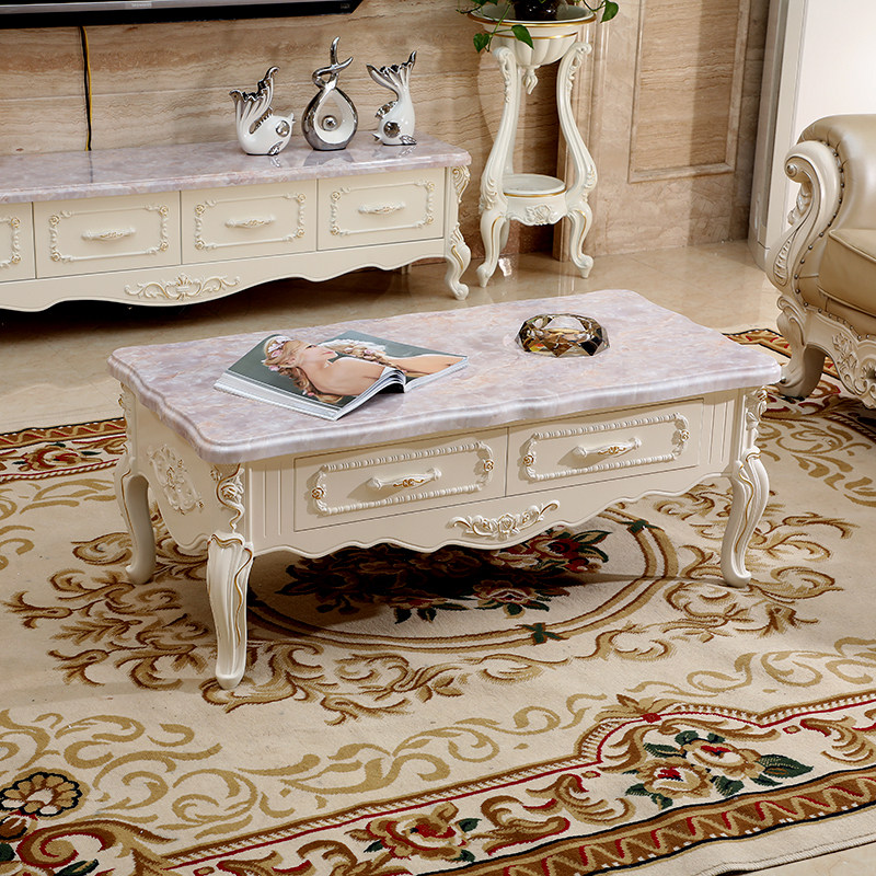 欧式小户型茶g几田园实木电话桌简约客厅方桌沙发现代地柜边几角