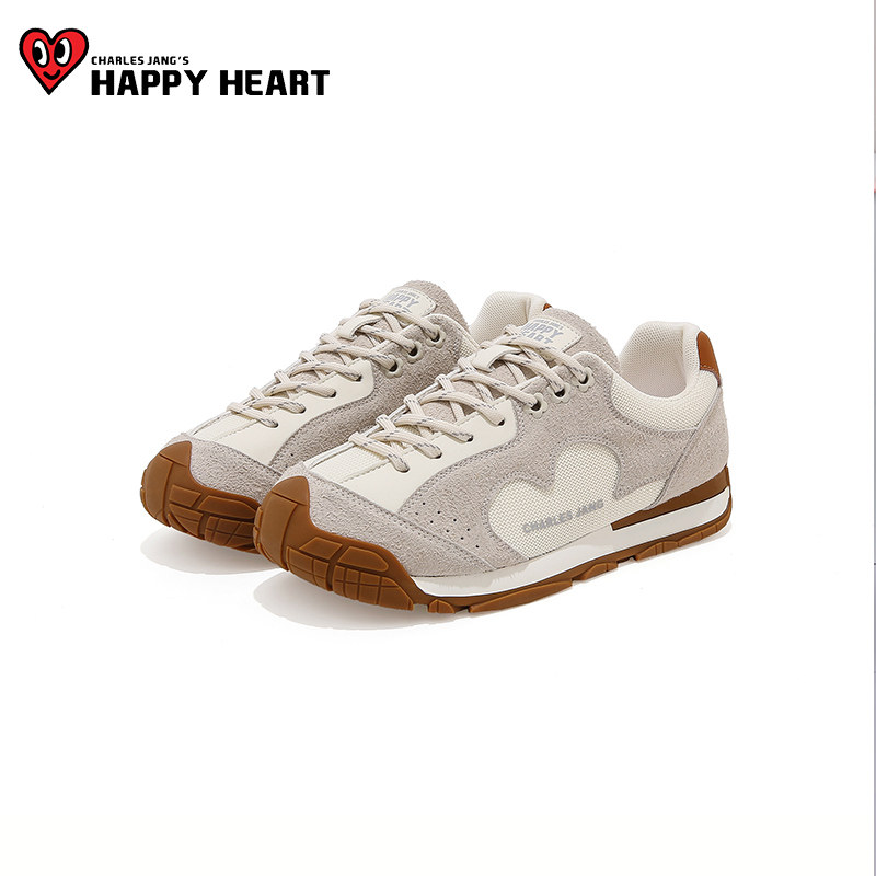 查尔斯桃心德训鞋女2025秋季新款透气百搭休闲运动厚底阿甘鞋子,女鞋,德训鞋,淘宝优惠券,粉丝福利购,淘宝优惠卷