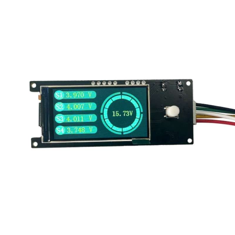 HeltecBMS 4S电池电压测试仪TFT display 2V-4.5V电池显示