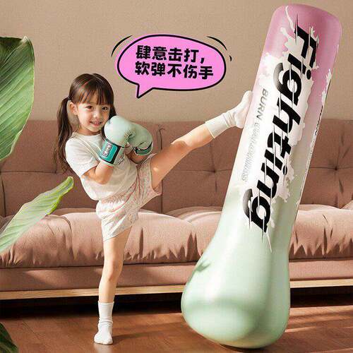 拳击柱不倒翁家用可立式儿童健身运动拳注水沙袋加厚打击柱