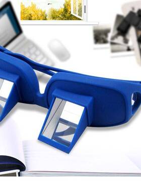 懒人眼镜躺床上看手机看书卧式平躺着玩看电视神器反射折射镜高清