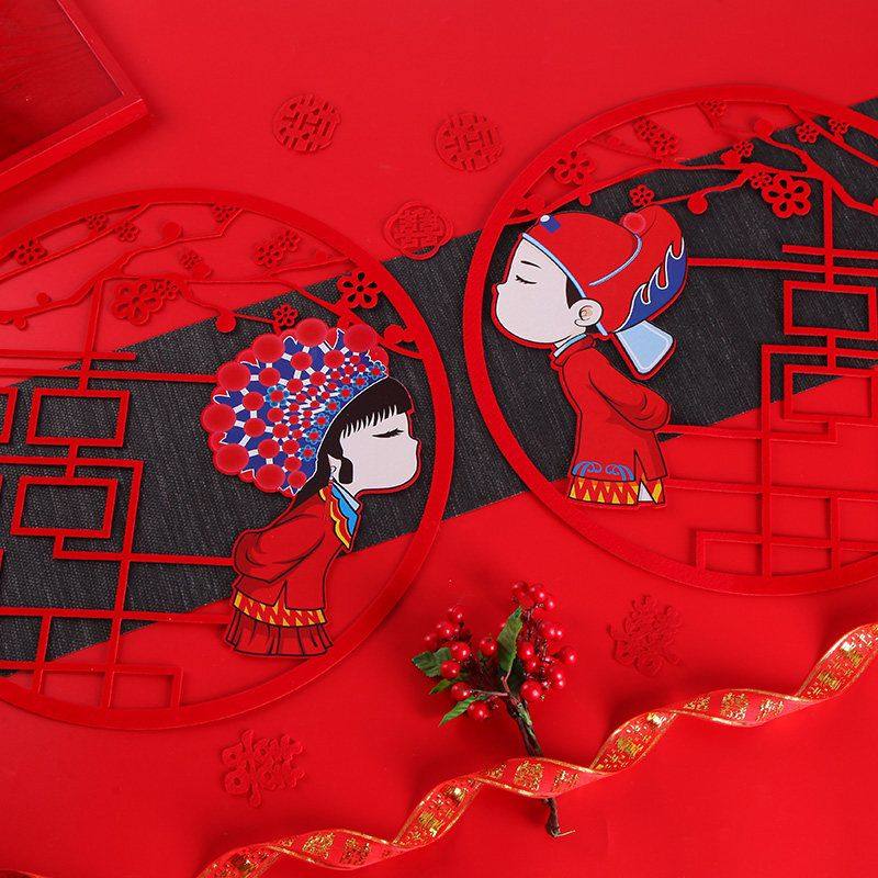 结婚大门喜字贴纸 中式双喜贴纸装饰 窗户门贴创意喜字 植绒布材,节庆用品/礼品,喜字/剪纸/贴纸,淘宝优惠券,粉丝福利购,淘宝优惠卷