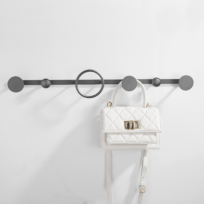 轻奢枪灰色全铜卫生间毛巾挂钩墙壁排钩浴室进门壁挂鞋柜玄关衣钩,家装主材,挂钩/挂衣钩,淘宝优惠券,粉丝福利购,淘宝优惠卷