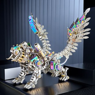 机械玩具精密机甲地狱级高难度拼装成人积木金属模型男生生日礼物