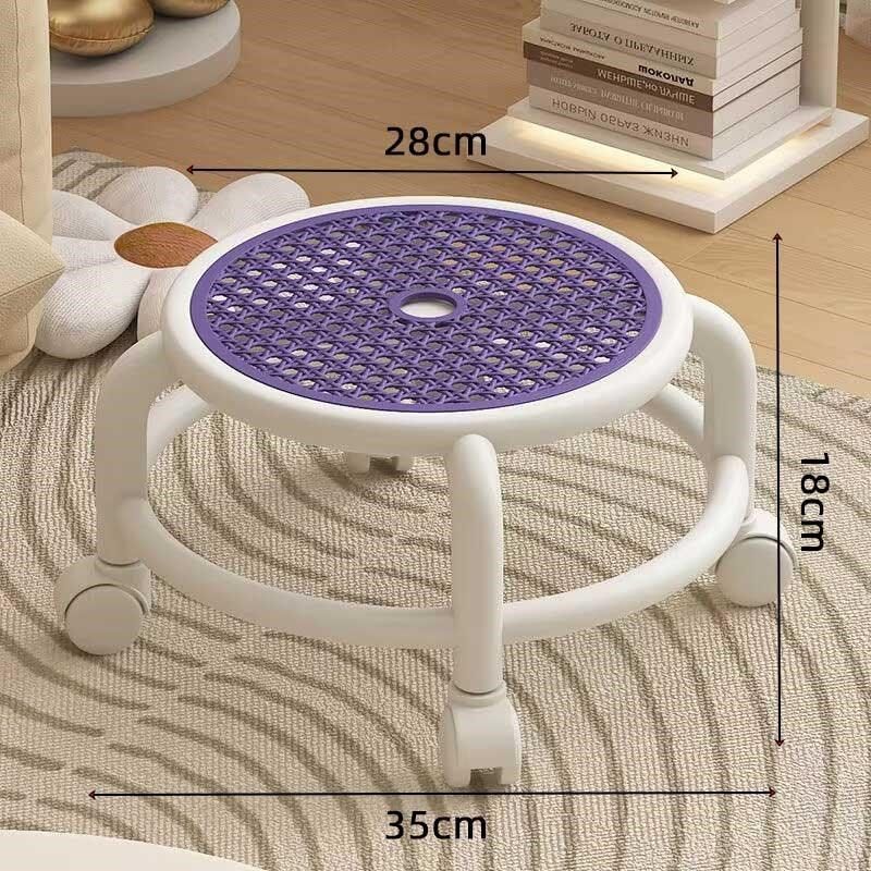 家用矮凳万向轮圆凳带轮旋转擦地美缝美I甲秀脚凳滑轮带娃学走路,住宅家具,万向轮凳,淘宝优惠券,粉丝福利购,淘宝优惠卷