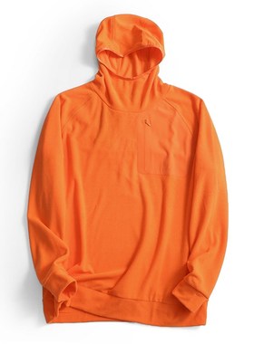 城市版P绒!户外飞禽!秋冬轻量化胸前压胶口袋抓绒连帽卫衣T恤