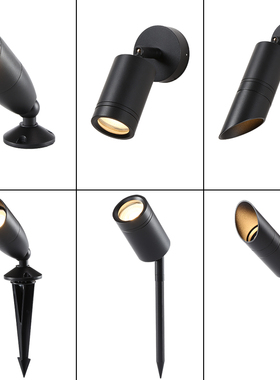 门头灯射灯户外防水ledu景观射树灯庭院园林草坪照树灯地面插地灯