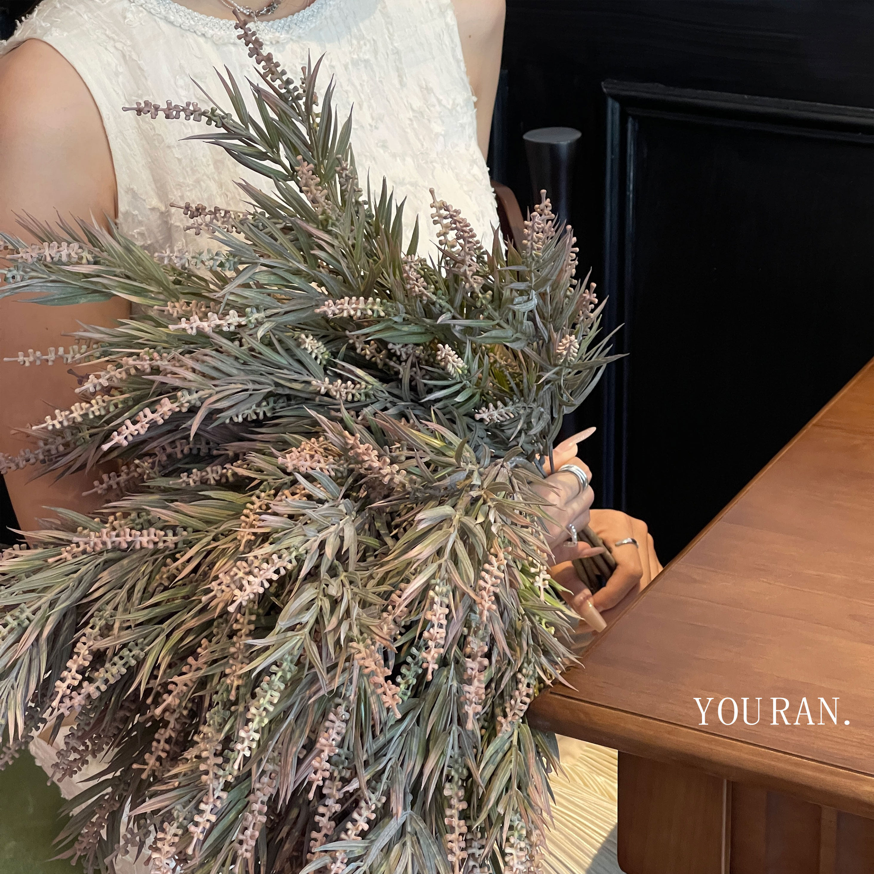仿真尤加利长枝竹叶草麦穗