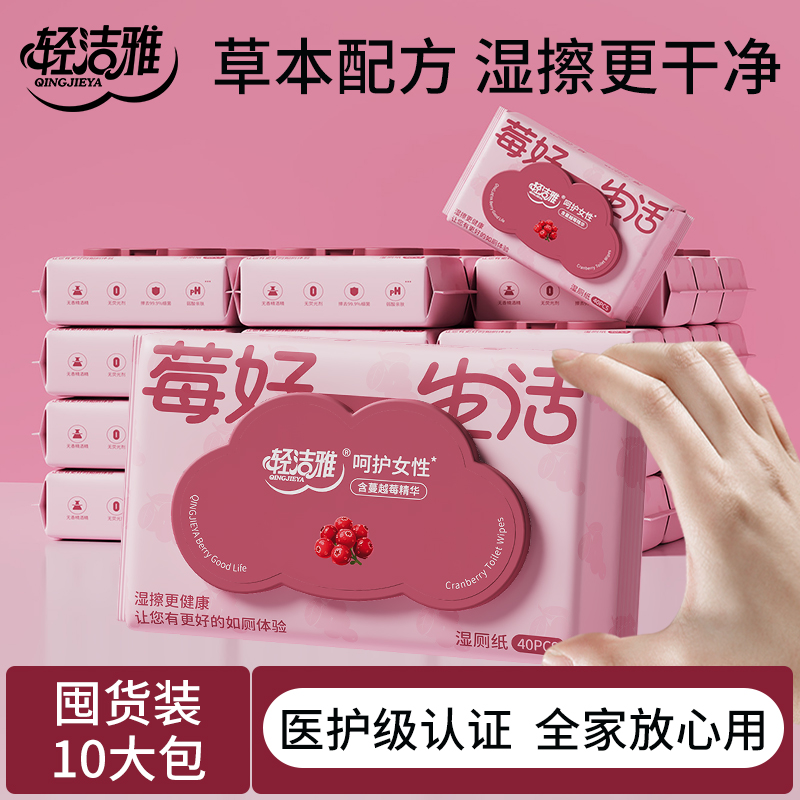 【家庭囤货装】10大包湿厕纸