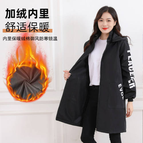 罩衣女新款冬季大人男士防水防z油做饭围裙厨房家用洋气时尚工作