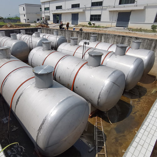 厂家定制大型双层50立方卧式碳钢储油罐加油站卧式埋地汽油罐加工