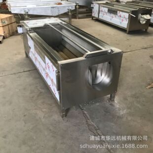 葛根去皮清洗机 芋头土豆清洗设备 商用根茎类蔬菜毛辊清洗机