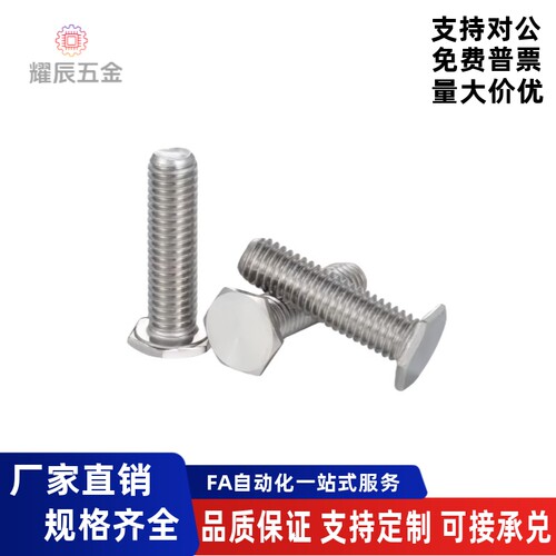 不锈钢薄头外六角螺丝RSCBT