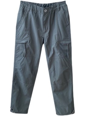 户外风!2022春季新款男士户外时尚D运动休闲多口袋工装裤 13074