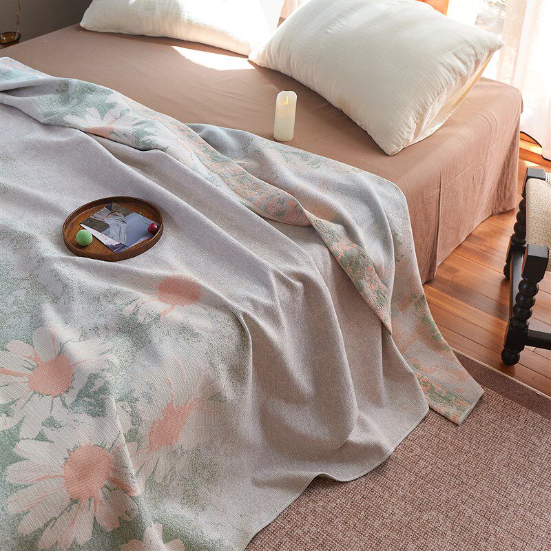 罗布麻纱布三件套双人床盖毯全棉柔软午睡P毯毛巾被高级空调毯,床上用品,休闲毯/毛毯/绒毯,淘宝优惠券,粉丝福利购,淘宝优惠卷