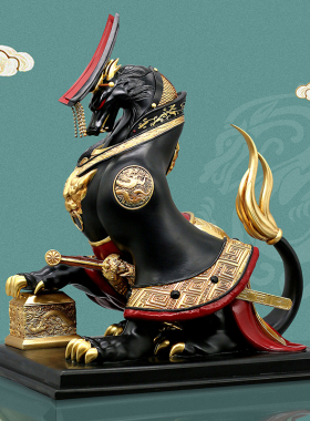 羽林 九州龙王摆件招财十二生肖辰龙汽车公司乔R迁开业礼物潮高档