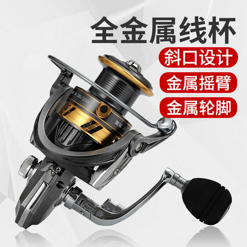20轴全金属鱼i轮纺车轮渔轮海杆鱼线轮海竿远投轮锚鱼轮路亚筏钓