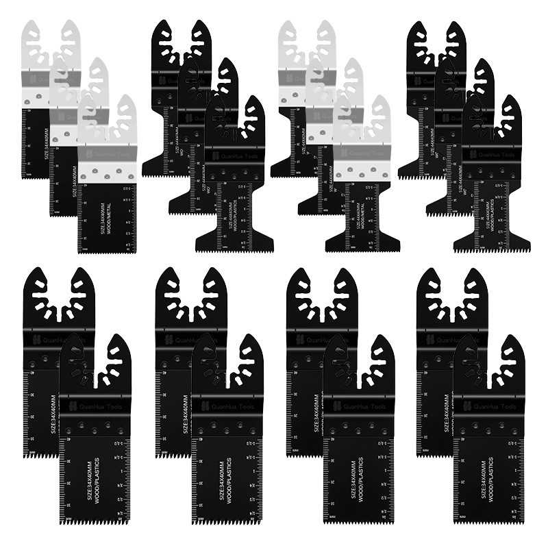 20pcs万用宝配件套装1-3/4 和1-3/8共6品种修边机附件