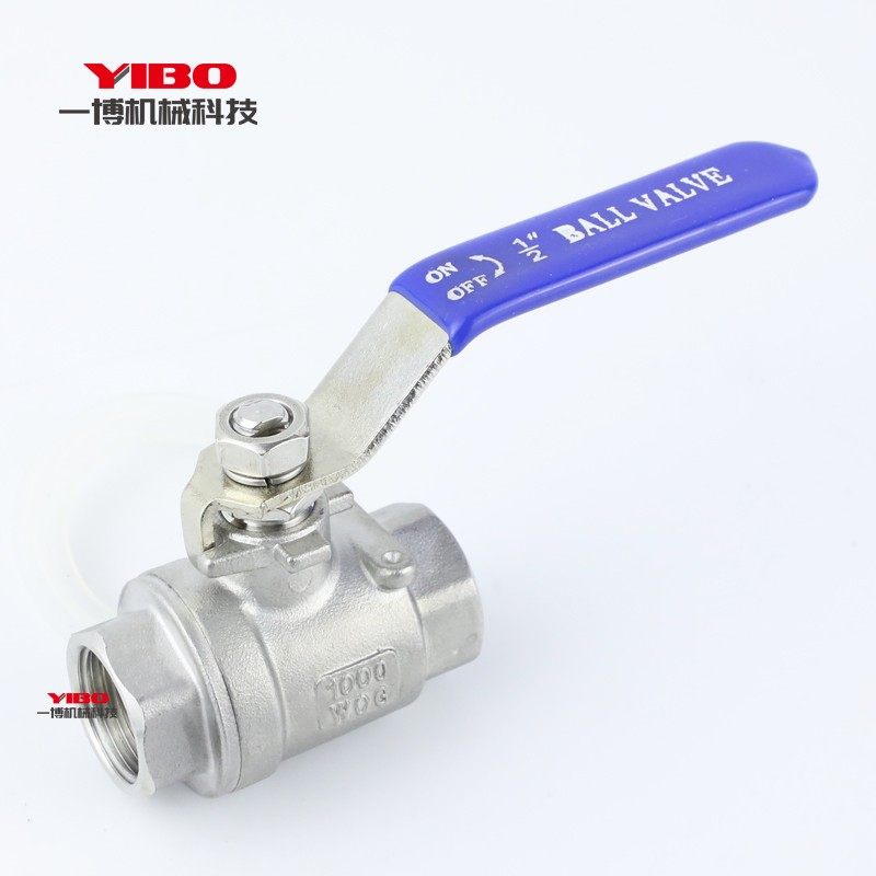 316不锈钢二片式2PC球阀Q11F-16P两片式内丝内螺纹手动直通阀门