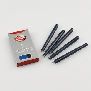 意大利奥罗拉UO 钢笔墨水胆一次性墨囊墨胆 黑蓝蓝黑支装