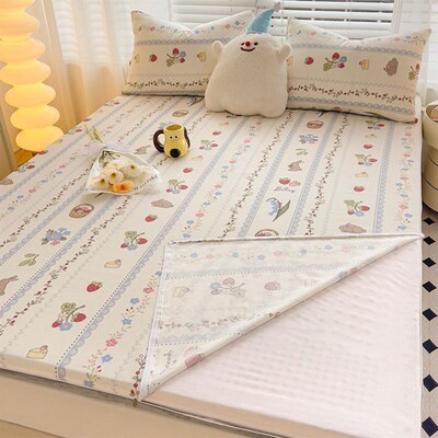 爬爬垫保护冬架子床垫子地上铺的厚垫子爬行垫罩床垫床笠拆