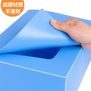 加宽厚特厚大容量塑料档案文件财务凭证盒公分办公德旺