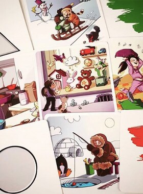 以色列foind明察秋毫桌游 dnif儿童益智逻辑专注力游戏+