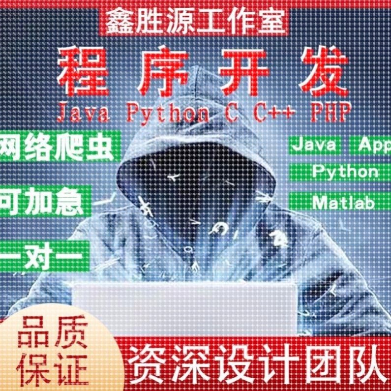 matlab程序代编图像处理C++数据分析Python程序代编Java代码编写