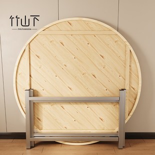 实木大餐桌圆桌人人家用吃饭桌子圆形饭桌带转盘大圆桌