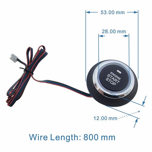 汽车一键启动改装按键通用款启动替换按钮工厂直营一键点火