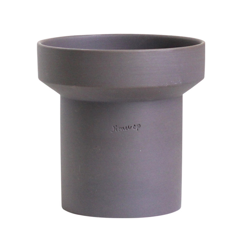 韩国创意块根陶瓷花盆加仑陶土海芋龙舌兰热植兰花小陶盆in盆器