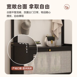 架门口鞋 家用鞋 柜多层置物架收纳柜一体靠墙非实木柜子极窄玄关柜