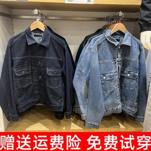 日单男装/女装情侣牛仔茄克水洗产品夹克外套春季复古上衣 464025