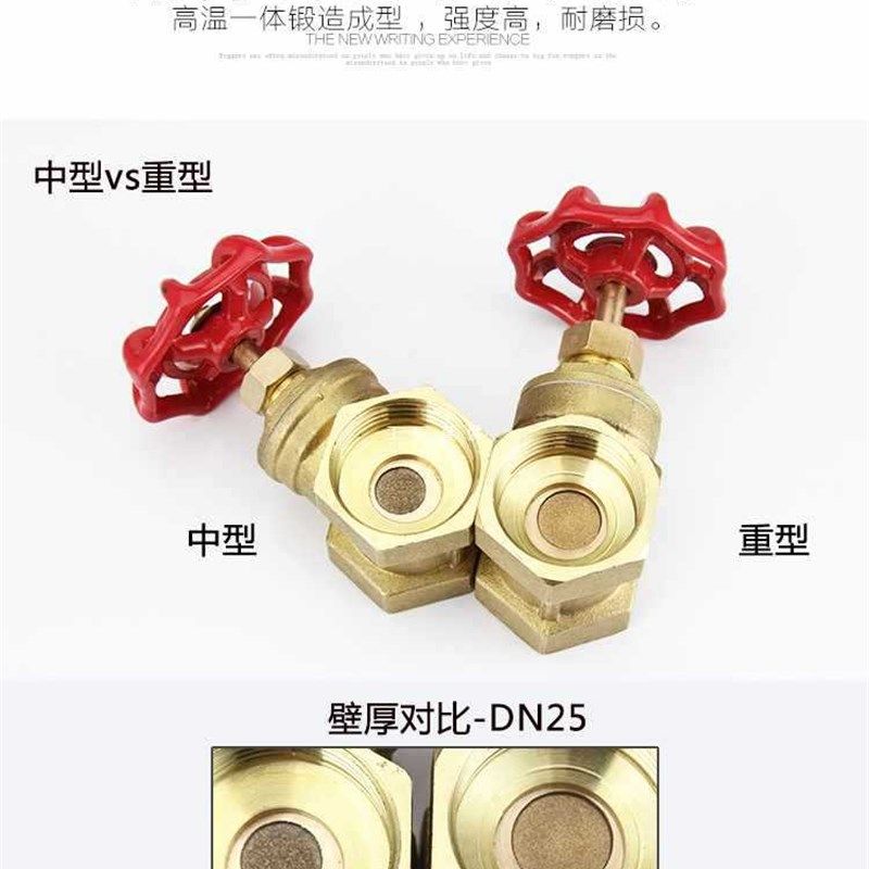 CR7Q铜闸阀丝扣闸阀内螺纹闸阀水阀开关4分6分1寸DN1520253240506