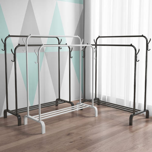 晾衣架落地家用卧室折叠晾衣架学生宿舍晒挂衣架阳台置物简易收纳