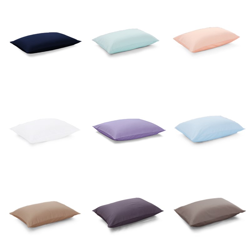 斜纹加厚纯棉枕套单人双人单件纯色定做儿童学生1.5米长枕套定制