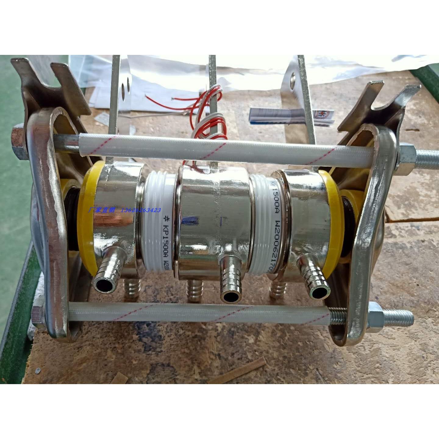 晶闸管可控硅反并联水冷KP1500A/1600V 双管 串联 WEISITE 三角型