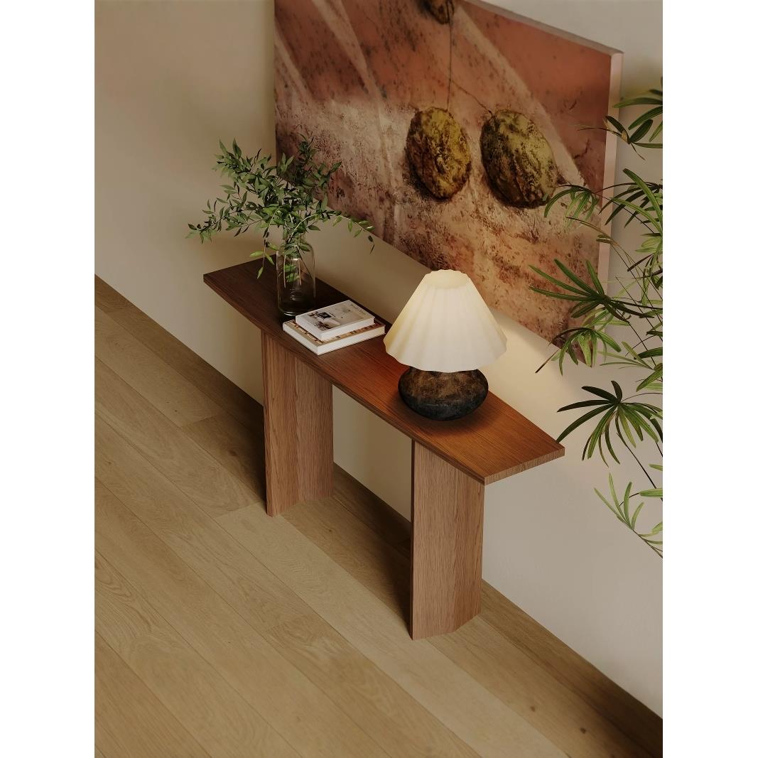 新中式实木玄关桌长条案台现代简约入户供桌靠墙置物架长条几条桌