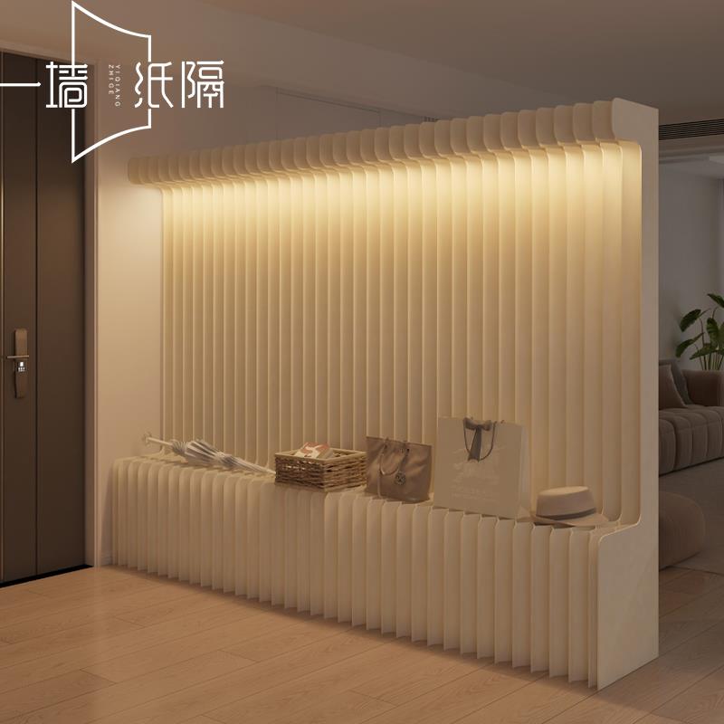 屏风隔断办公室隔断置物展台墙玄关客厅遮挡美容院隔断墙简易自装