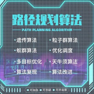 matlab路径规划遗传算法代编车辆调度多目标优化粒子群算法改进